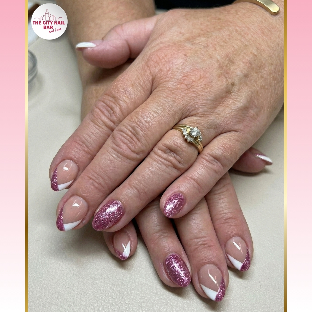 Nail set photographed at The City Nail Bar and Lash
